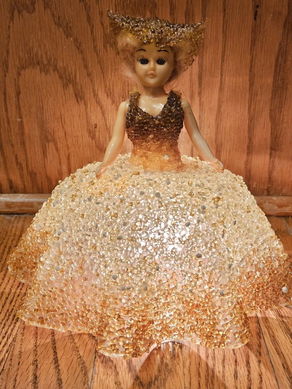 Vintage Mid-century Melted Plastic 